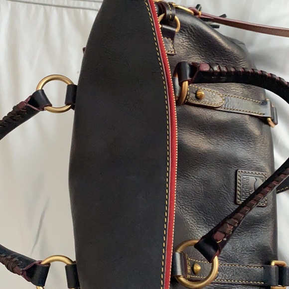 Dooney & Bourke Blue Florentine Large Satchel - Picture 7 of 7